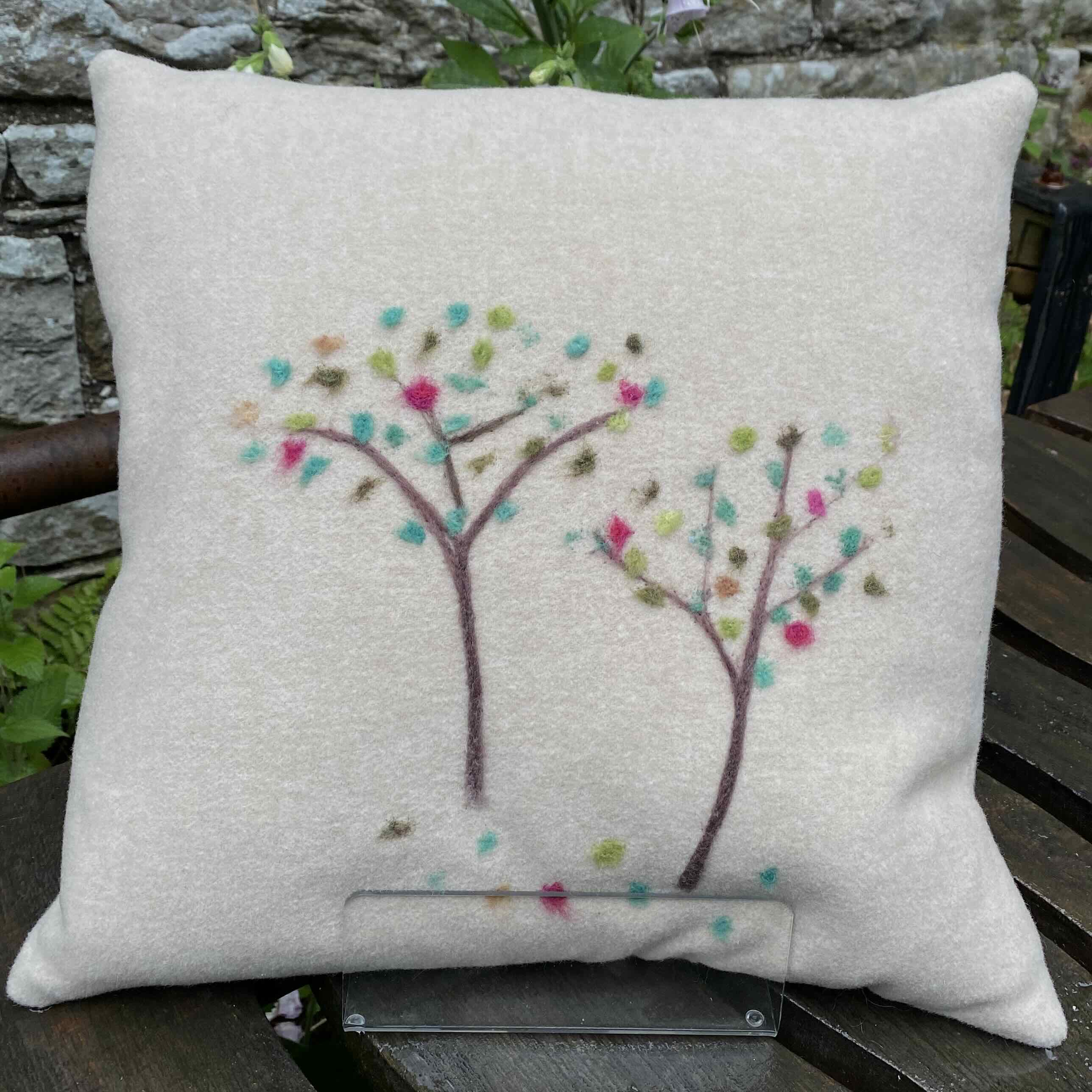 'Spring Blossom' Handmade Cushion