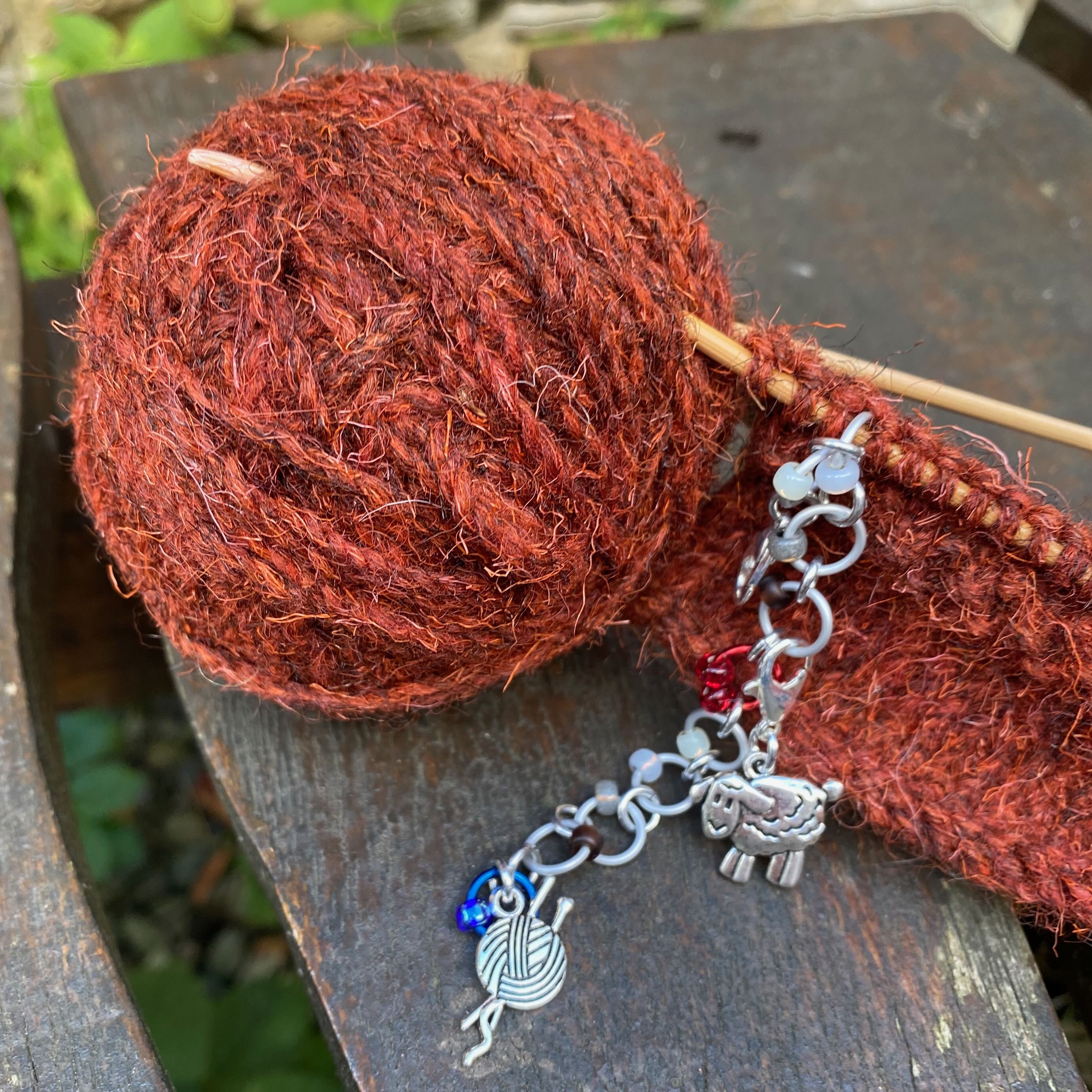 'Herdwick' Stitch Markers and Row Counters