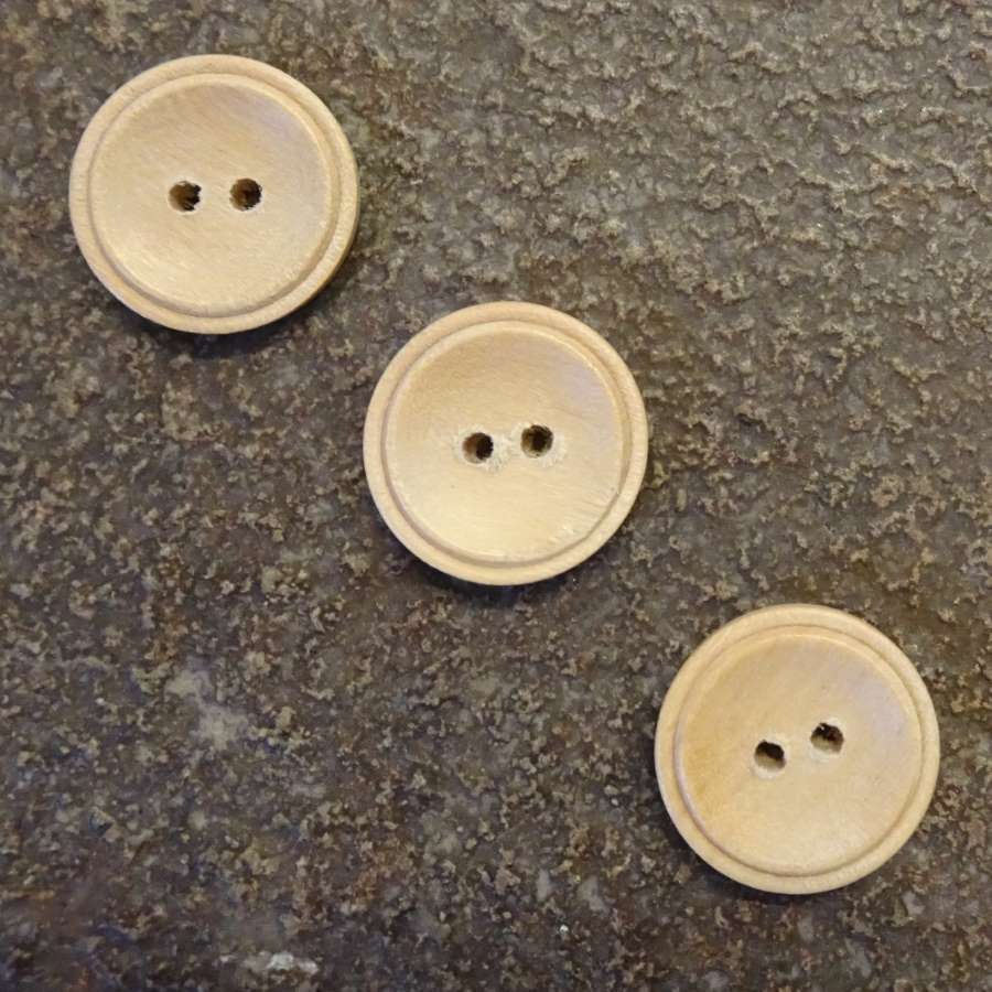 Pack of 3 Wooden Buttons