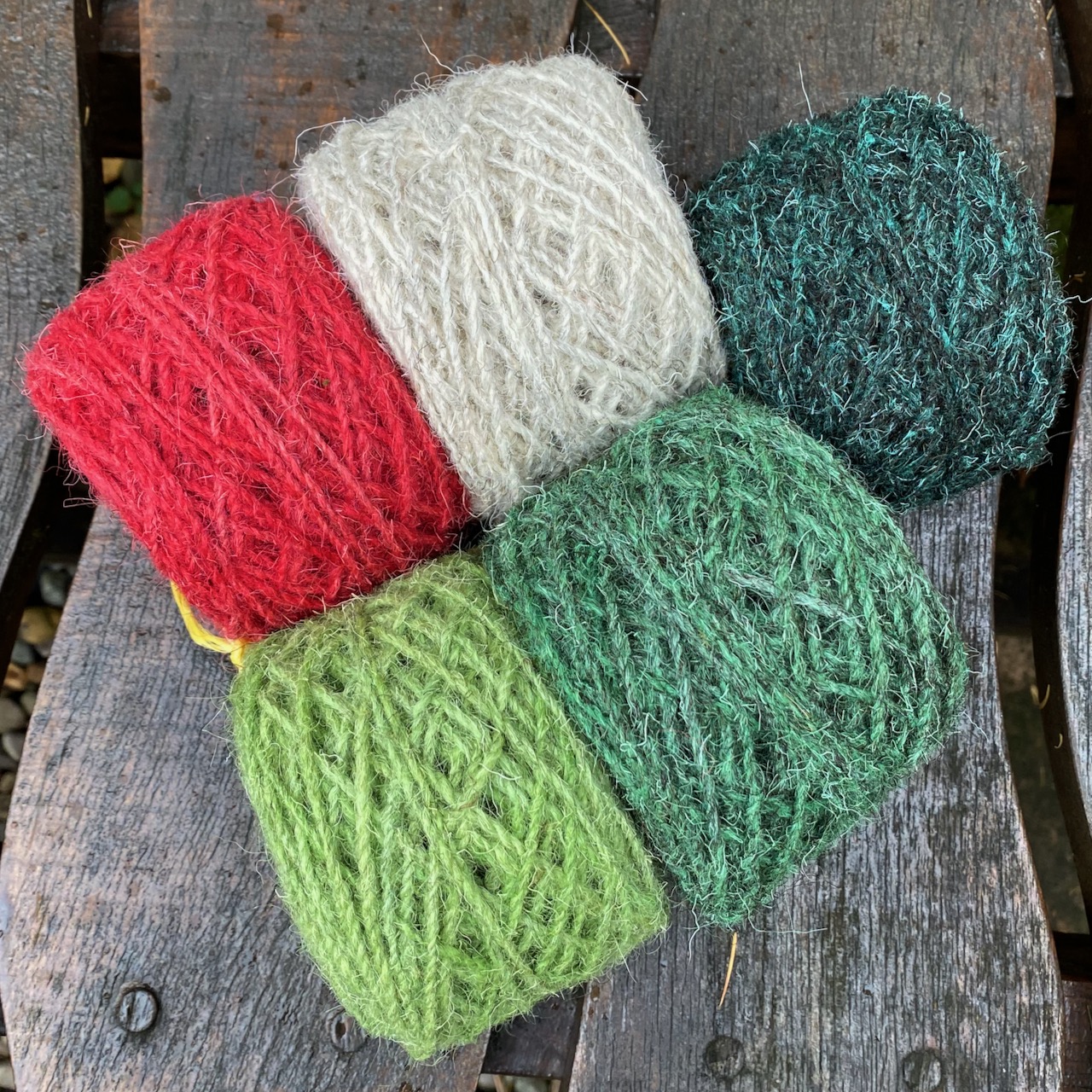 Colours for Christmas - Rug Yarn